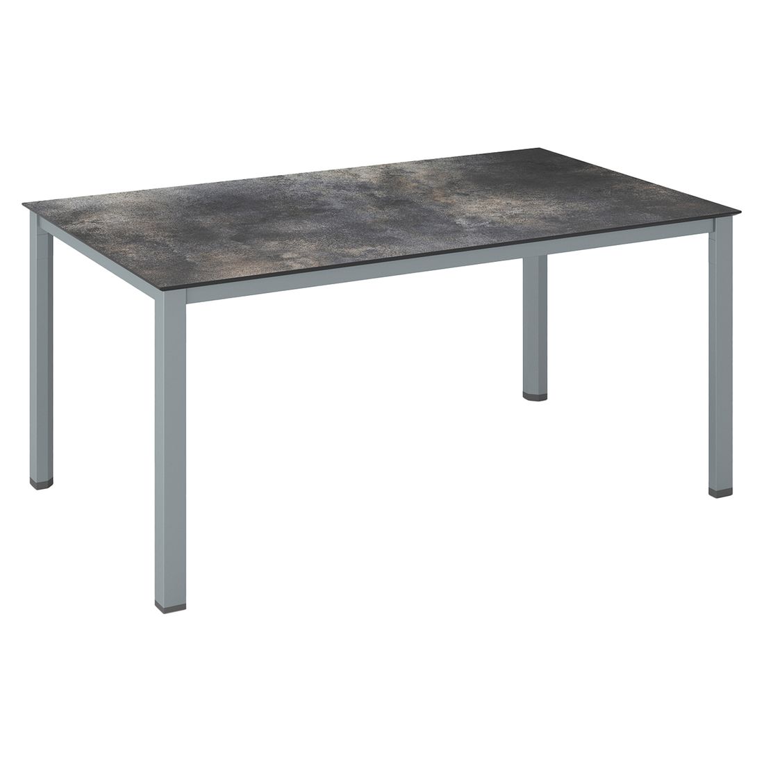 Hagebord Cubic 138x68 cm aluminium HPL Kettler forfra