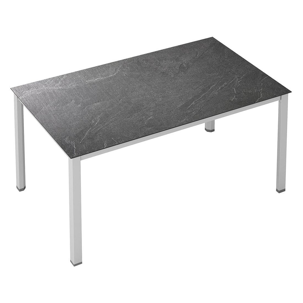 Hagebord Cubic 140x70 cm aluminium HPL antrasitt bakside