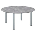 Hagebord Cubic Ø160 cm aluminium/HPL - Kettler forfra