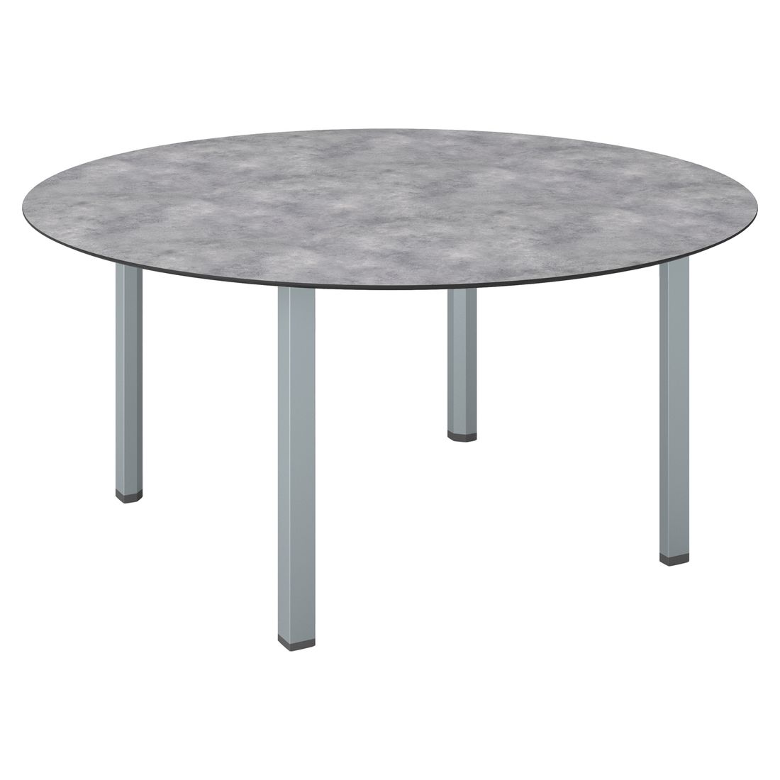 Hagebord Cubic Ø160 cm aluminium/HPL - Kettler forfra
