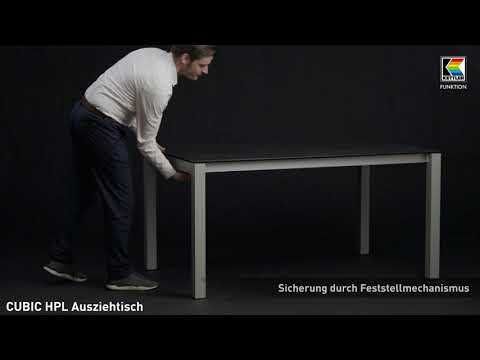 Hagebord Cubic 160x90 cm aluminium/Kettalit foran