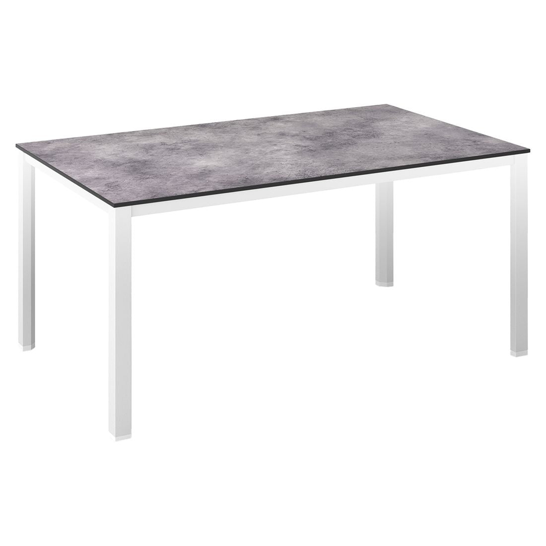 Hagebord Cubic 160x95 cm aluminium HPL C-profil forfra