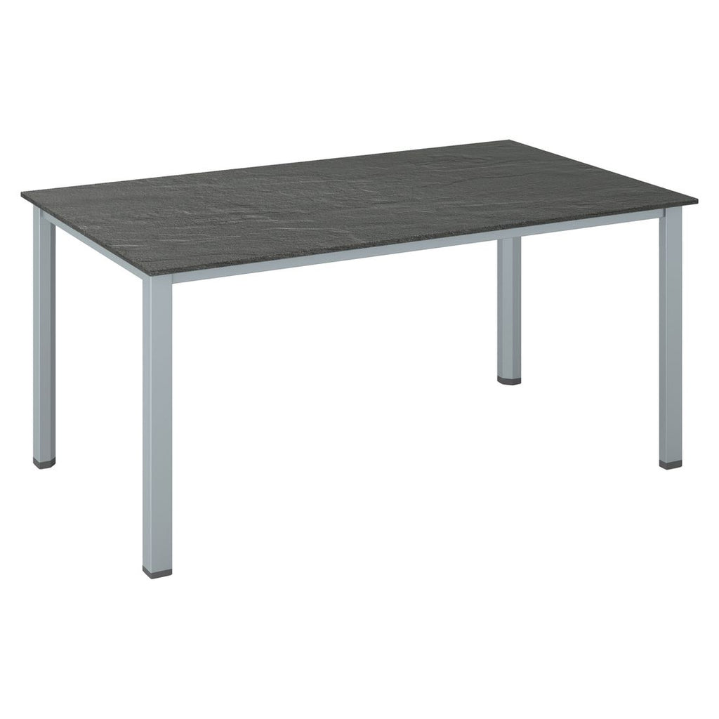 Hagebord Cubic 160x95 cm aluminium/Kettalux forfra