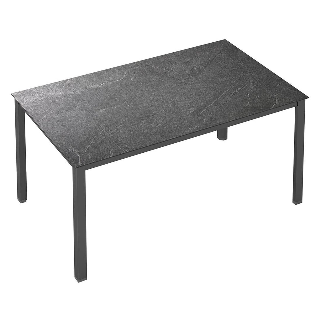 Hagebord Cubic 220x95 cm aluminium HPL antrasitt bakside