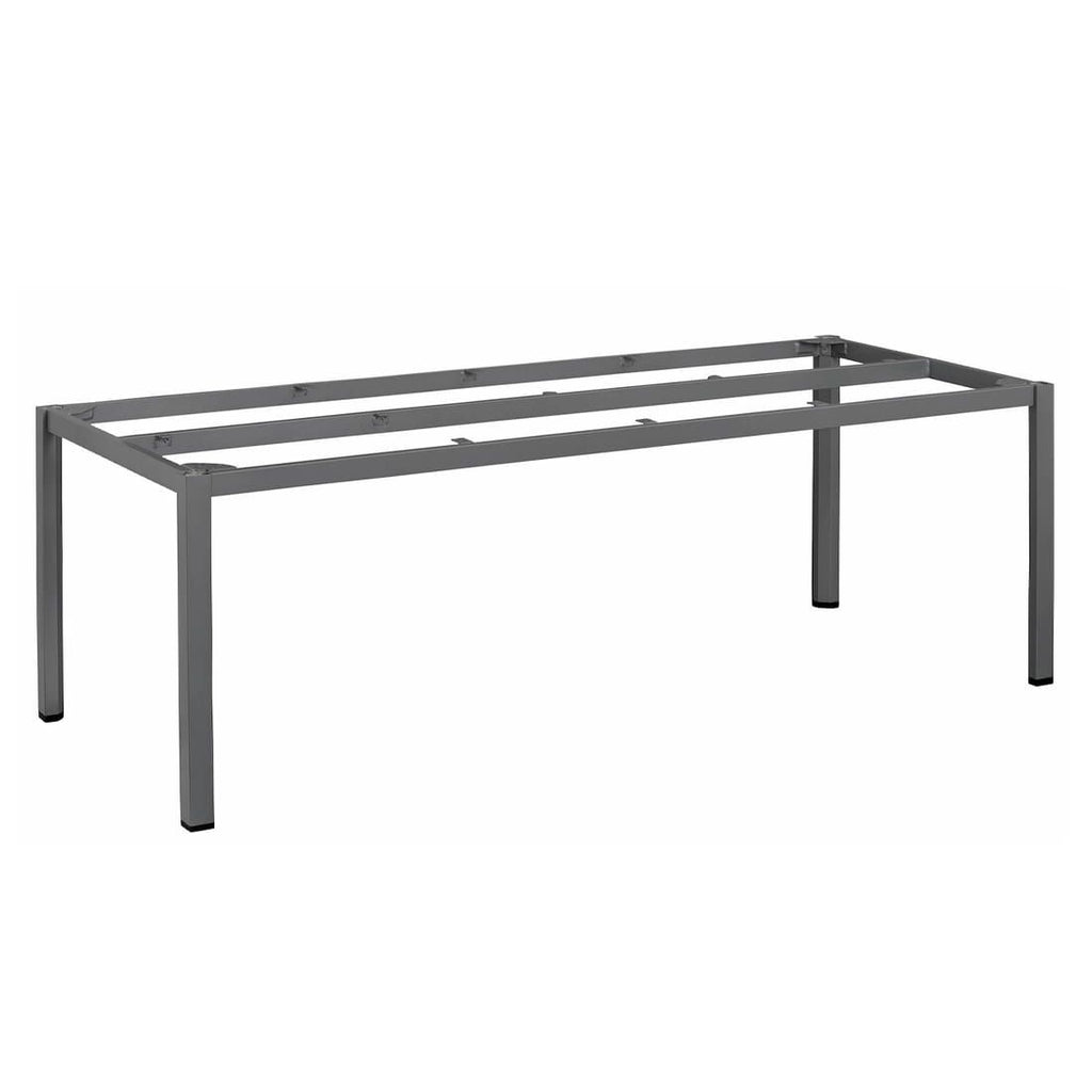 Hagebord Cubic 220x95 cm aluminium HPL antrasitt bakside