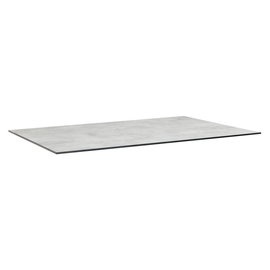 Montert Hagebord Cubic aluminium HPL 180x95 cm sølv grå i hage