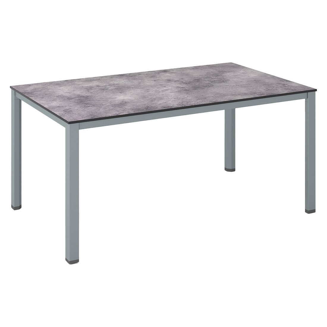 Hagebord Cubic aluminium HPL 160x95 cm Kettler forfra