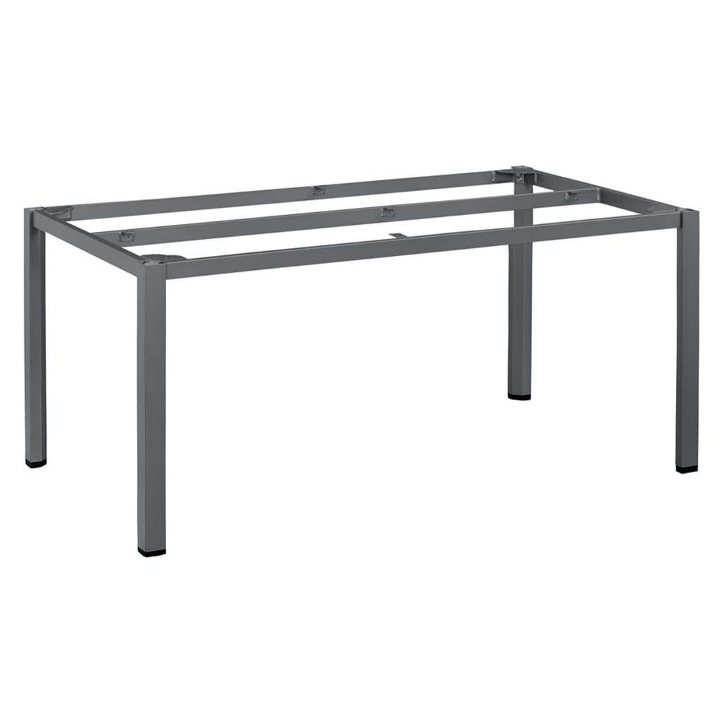 Hagebord Cubic aluminium HPL 180x95 cm detalj av bordplate