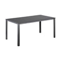 Hagebord Cubic aluminium Kettalux 160x95 cm forfra