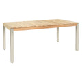 Hagebord Derex 180x100 cm aluminium/teak forfra