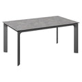 Hagebord Diamond 160x95cm aluminium HPL forside