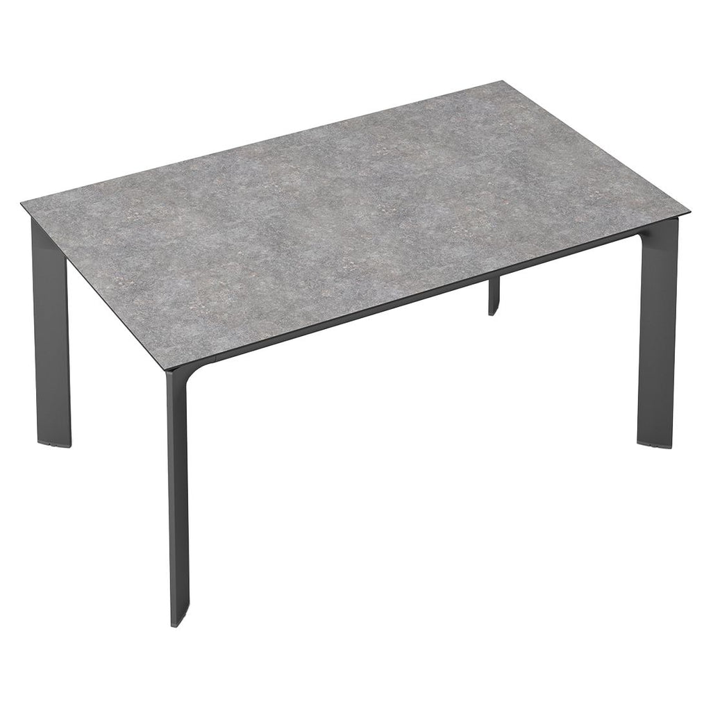 Hagebord Diamond 160x95cm aluminium HPL bakside