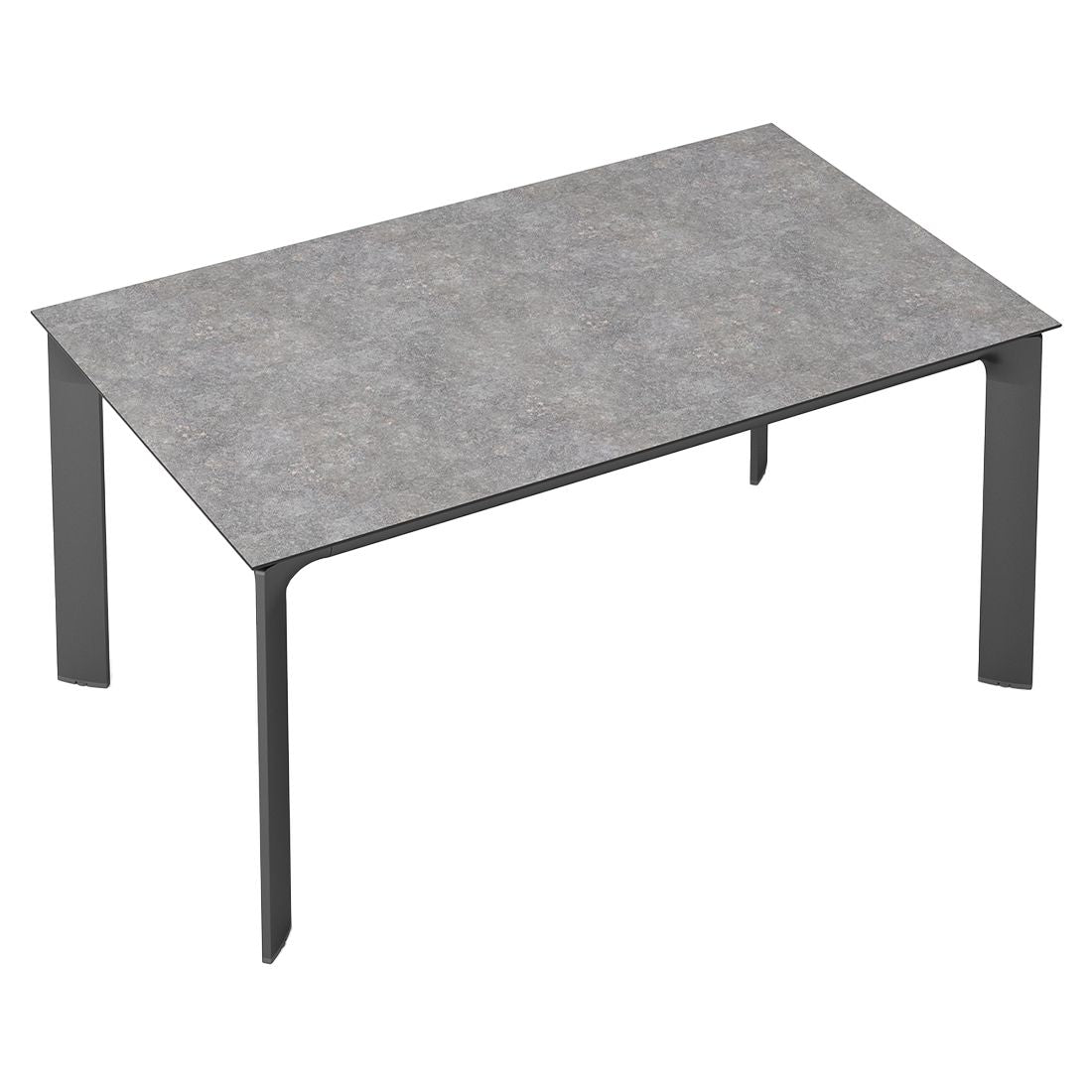 Hagebord Diamond 160x95cm aluminium HPL bakside