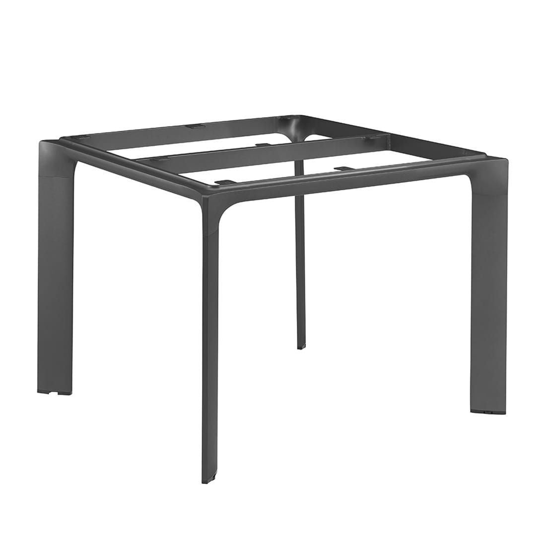 Hagebord Diamond 95x95 cm aluminium HPL antrasitt bakside