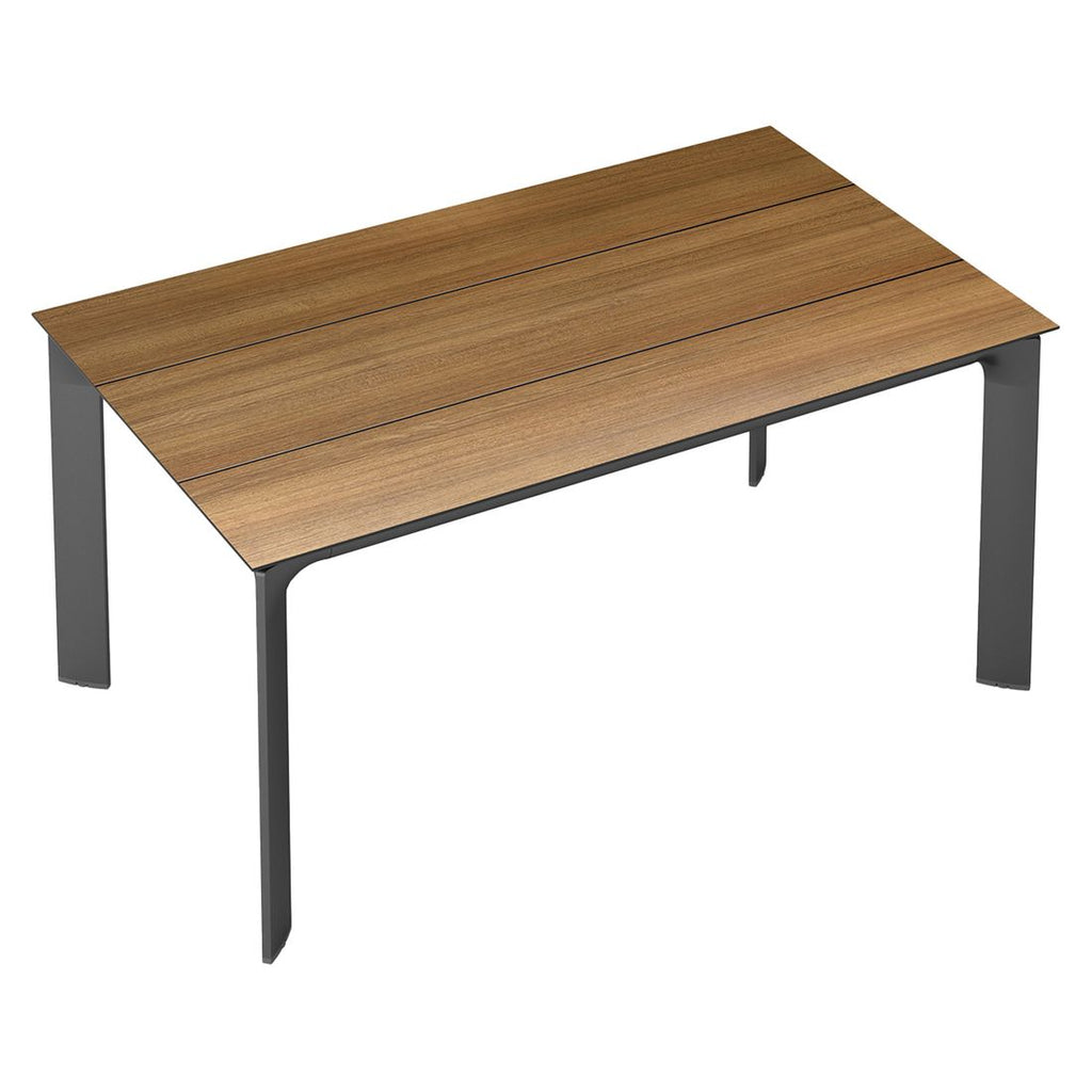 Hagebord Diamond aluminium HPL 140x70 cm bakside