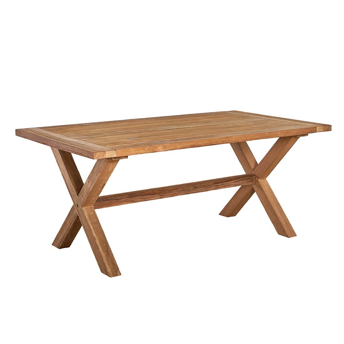Hagebord Dublin resirkulert teak 180x100 cm forfra
