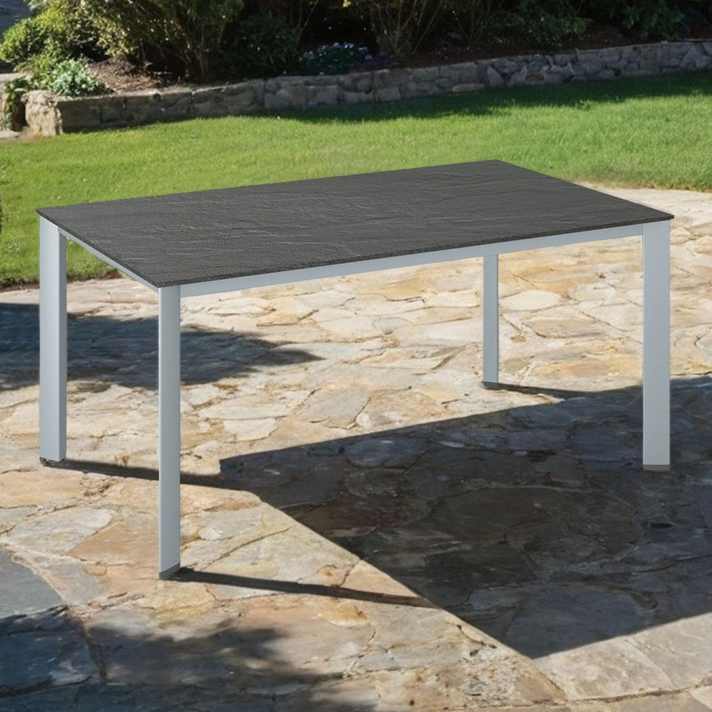 Hagebord Edge aluminium/Kettalux 160x95 cm bakside
