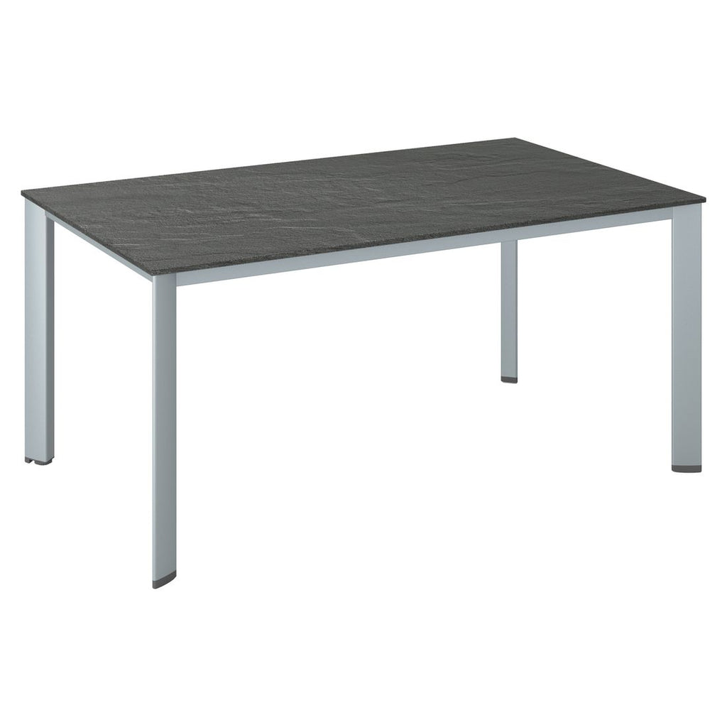 Hagebord Edge aluminium/Kettalux 160x95 cm forfra