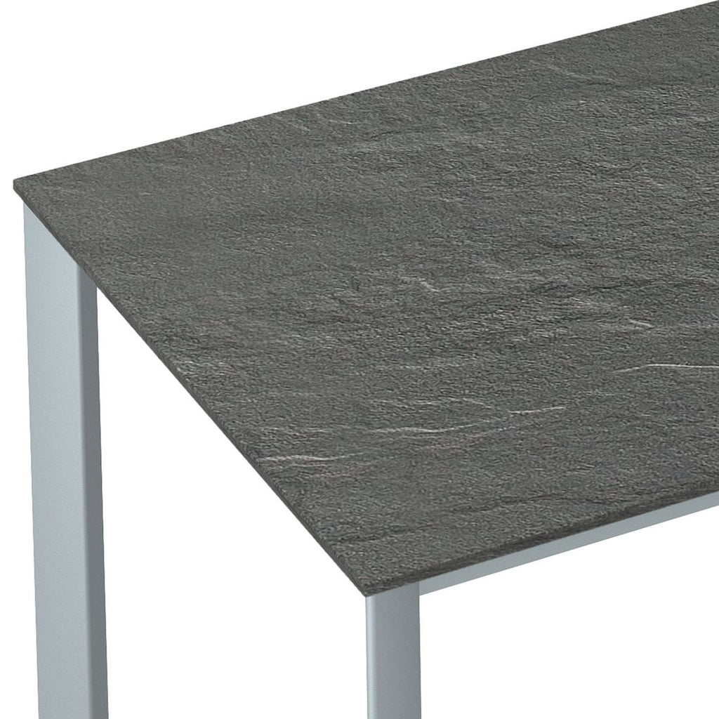 Nærbilde av bordplate på Hagebord Edge aluminium/Kettalux 160x95 cm
