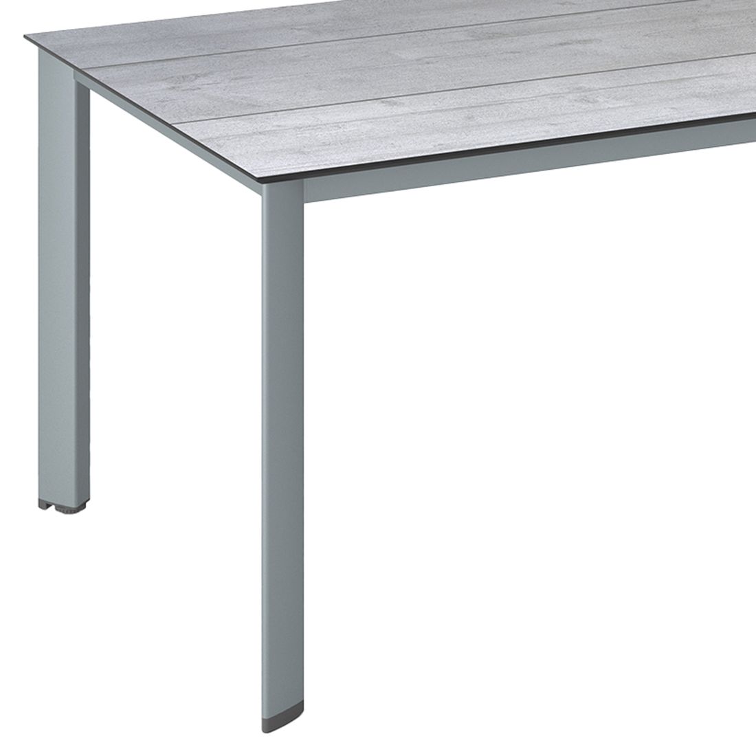 Hagebord Edge 180x95 cm aluminium/HPL - Kettler