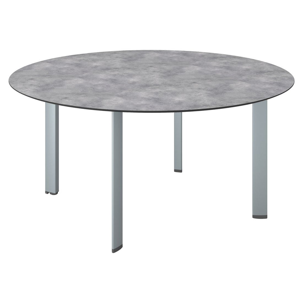Hagebord Edge aluminium HPL Ø160 cm Kettler forfra