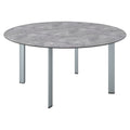 Hagebord Edge aluminium HPL Ø160 cm Kettler forfra