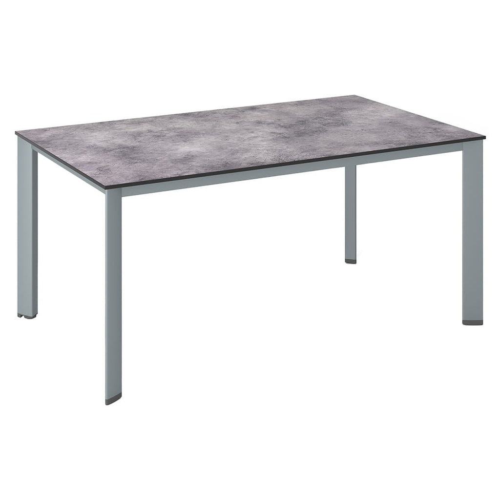 Hagebord Edge aluminium HPL 160x95 cm Kettler forfra