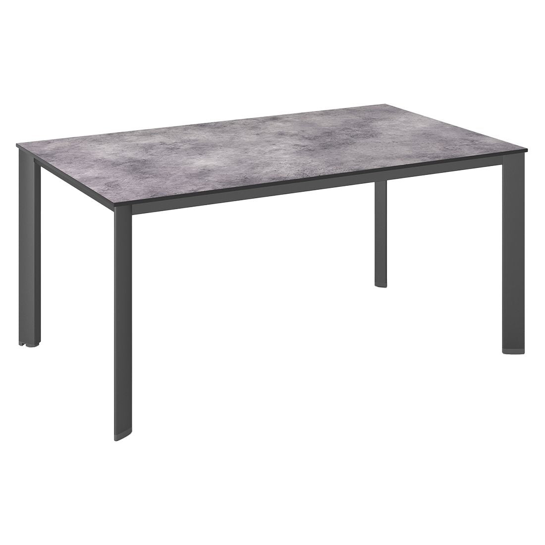 Hagebord Edge aluminium HPL 160x95 cm Kettler forfra