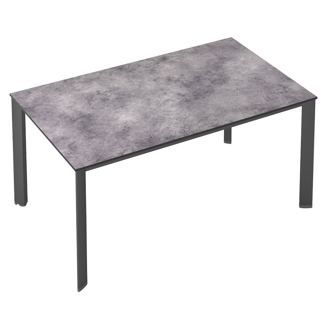 Hagebord Edge aluminium HPL 160x95 cm Kettler bakside