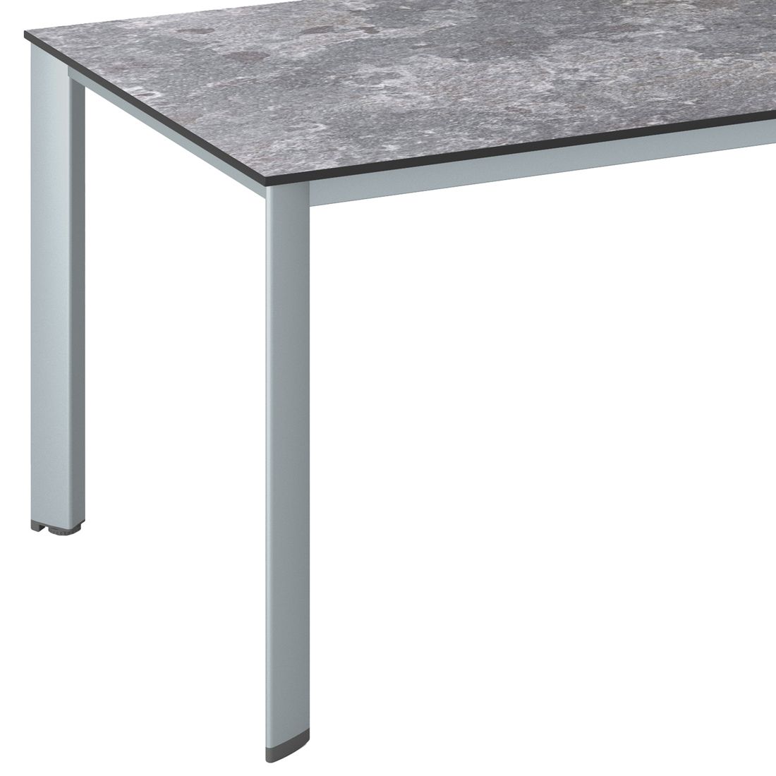 Oversikt av Hagebord Edge aluminium HPL 180x95 cm i hage