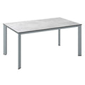 Hagebord Edge aluminium HPL 180x95 cm Kettler forfra