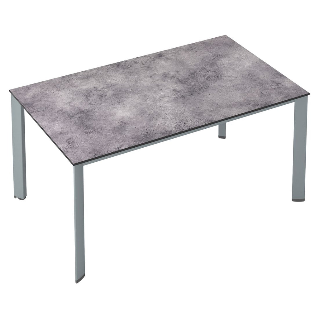 Montert Hagebord Edge aluminium HPL antrasitt 180x95 cm i hage