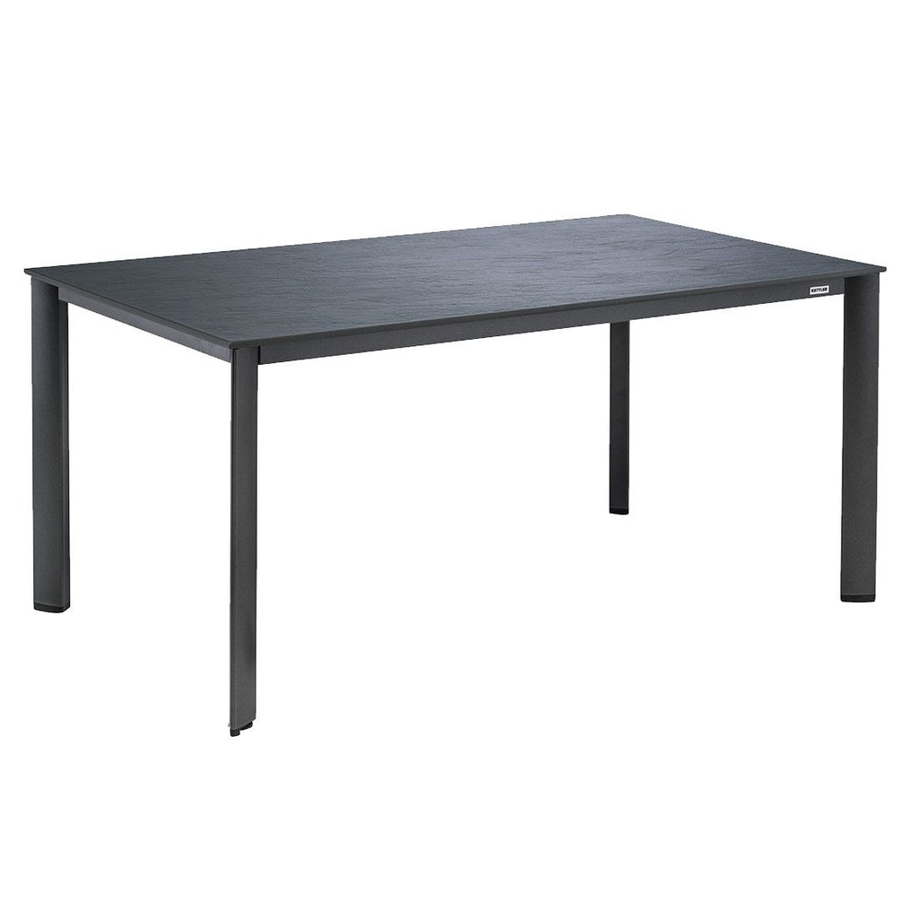 Hagebord Edge aluminium Kettalux-Plus 160x95 cm forside