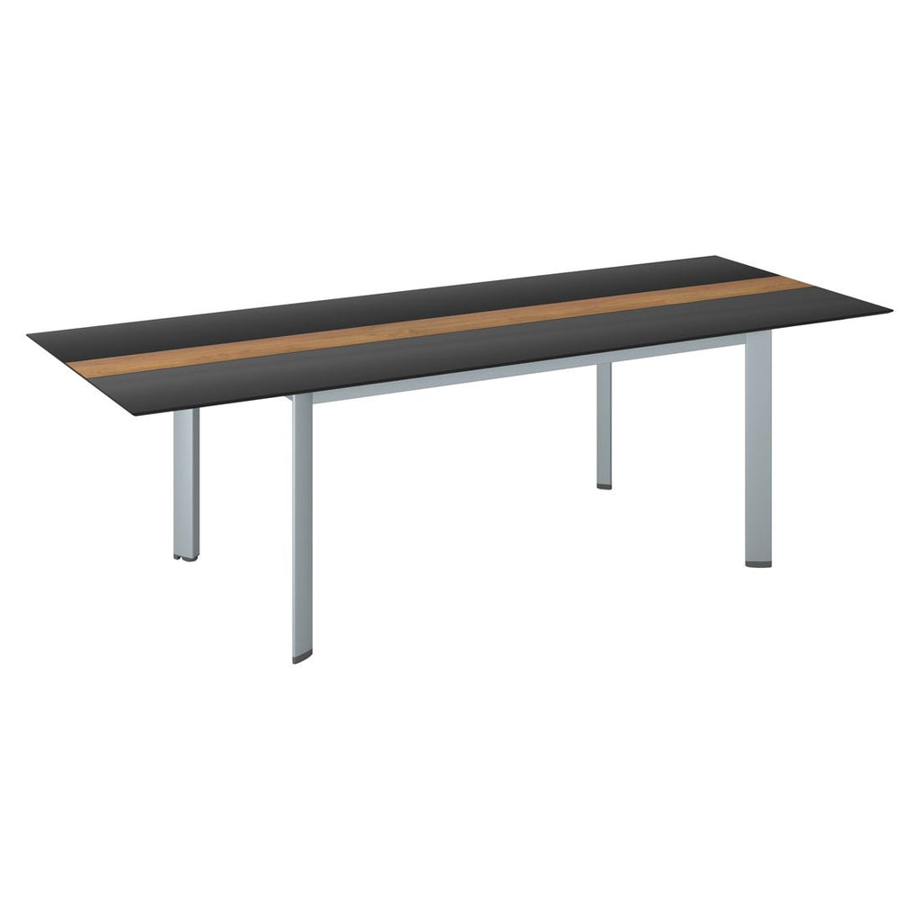 Hagebord Edge aluminium/HPL 250x97 cm - Kettler forfra