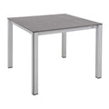 Hagebord Elements 90x90 cm aluminium Creatop Basic MWH for utebruk
