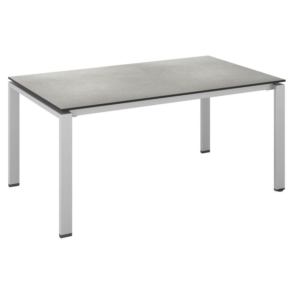 Hagebord Float aluminium HPL 140x70 cm Kettler forfra