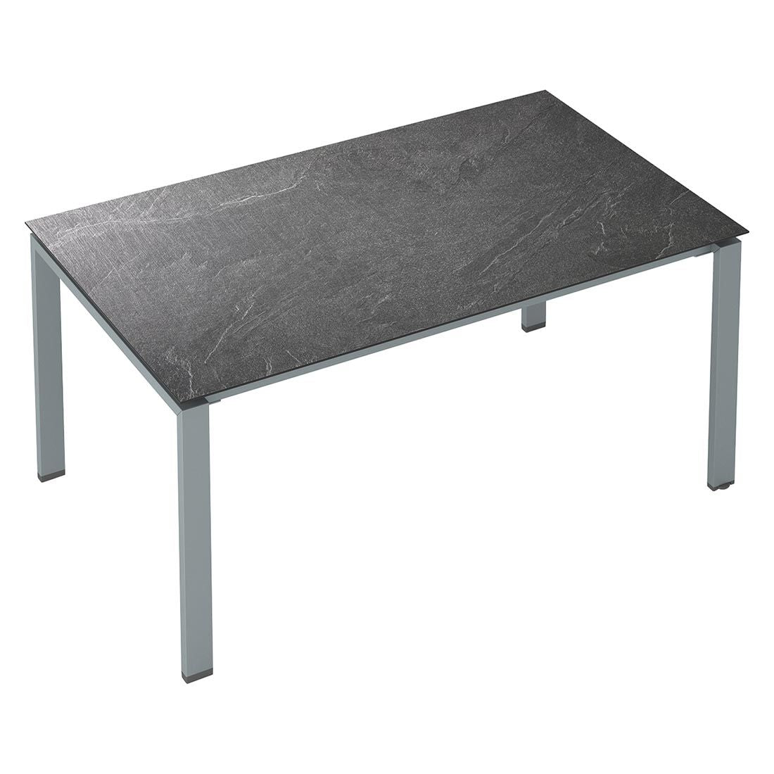 Hagebord Float aluminium HPL 160x95 cm antrasitt Kettler detalj