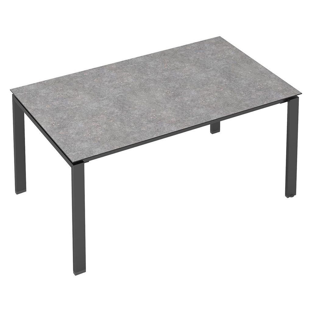 Hagebord Float aluminium HPL 180x95 cm antrasitt bakside