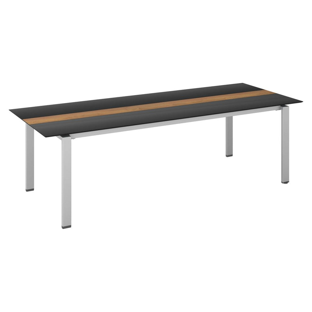 Hagebord Float aluminium/HPL 250x97 cm - Kettler forfra