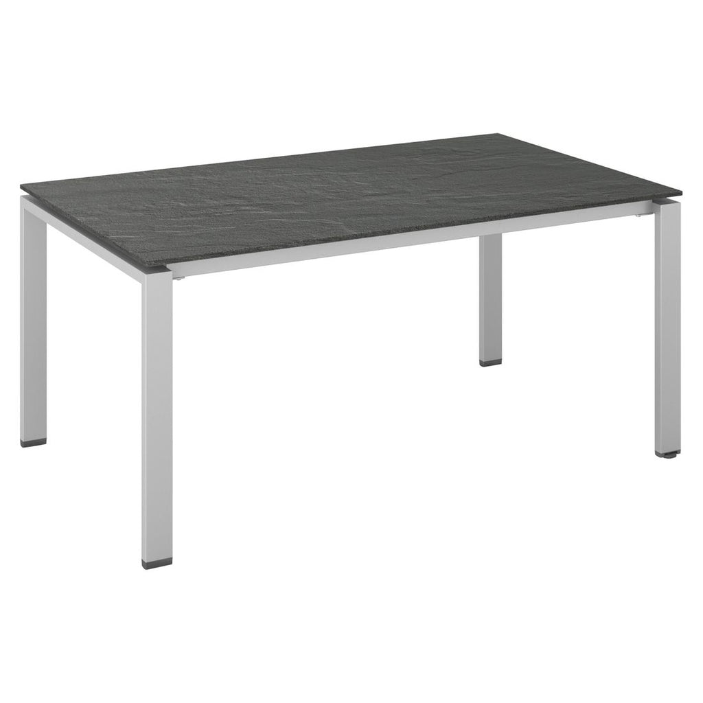 Hagebord Float aluminium Kettalux 160x95 cm forfra