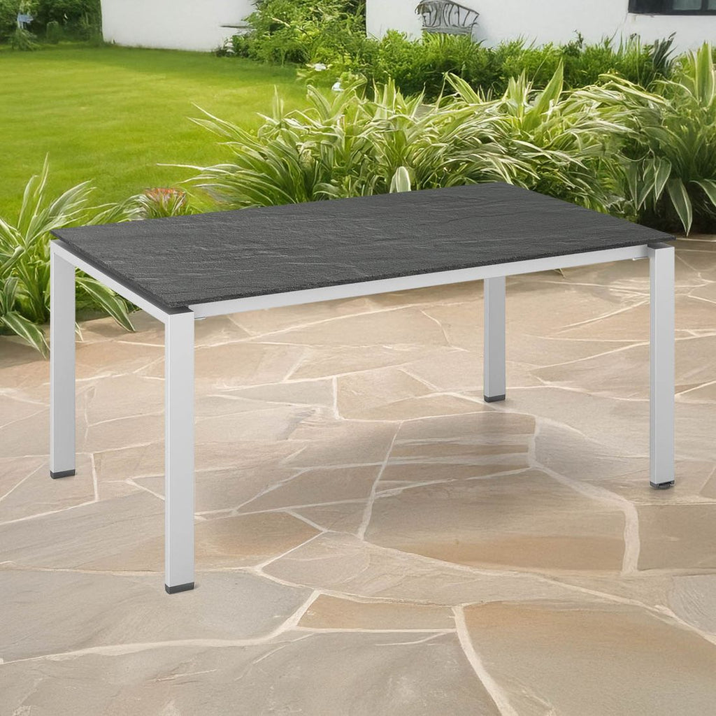 Hagebord Float aluminium Kettalux 160x95 cm bakside