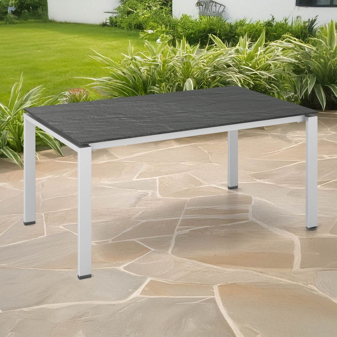 Hagebord Float aluminium Kettalux 160x95 cm bakside