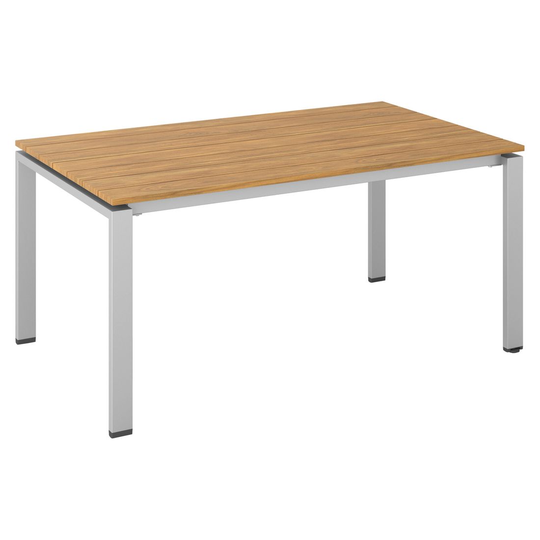 Hagebord Float aluminium/teak 140x70 cm - Kettler forfra