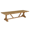 Hagebord France resirkulert teak 240x100 cm - OUTLIV forfra
