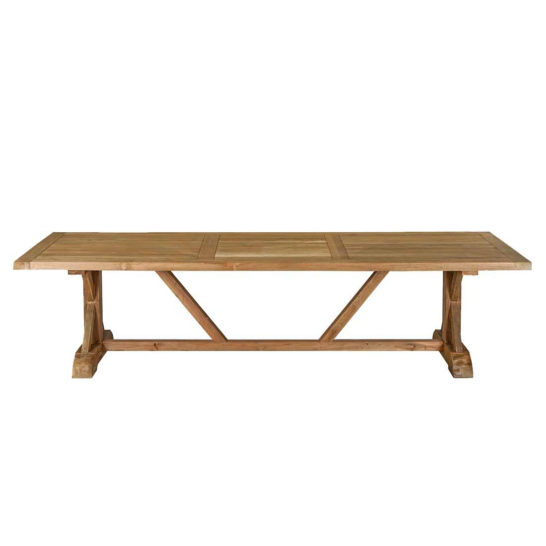 Hagebord France resirkulert teak 240x100 cm - OUTLIV bakside