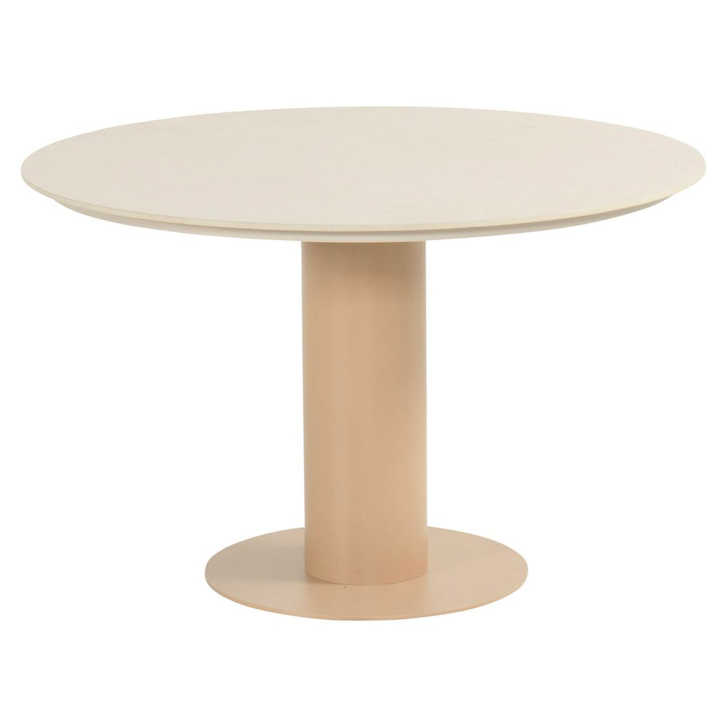 Hagebord Girona Ø120cm aluminium/keramikk - Hartman forfra