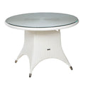 Hagebord Hastings polyrotting glass Ø110 cm Zebra forfra