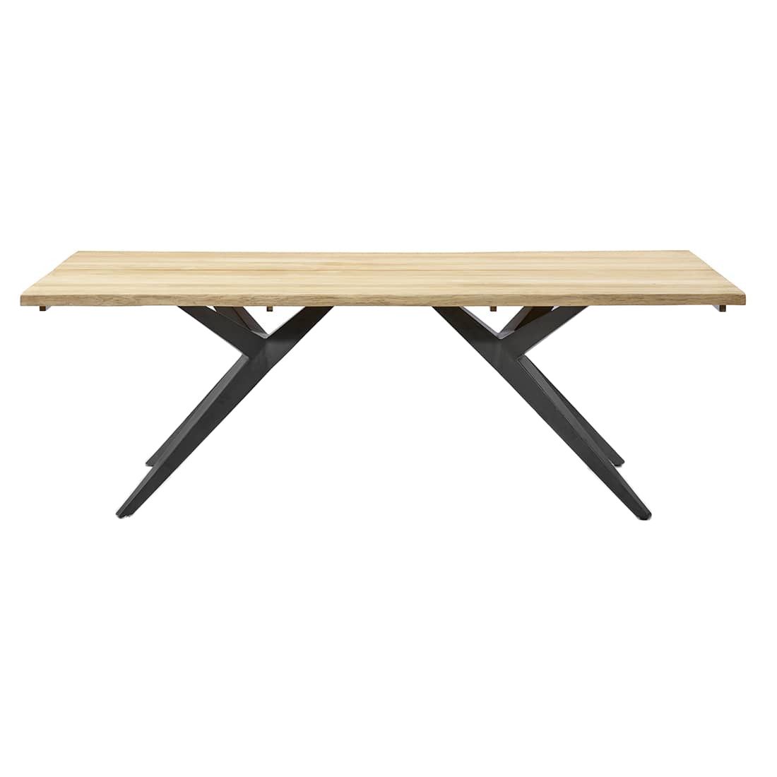 Hagebord Holland aluminium/teak 220x95 cm - Musterring bakside