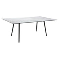 Hagebord Interno 180x100 cm aluminium/Silverstar 2.0 - Stern sett forfra