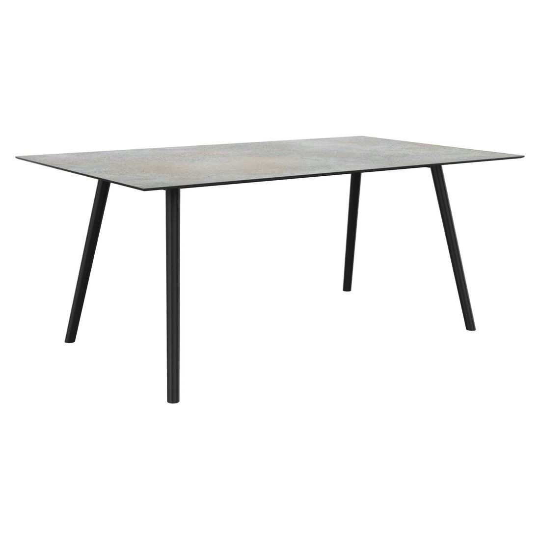 Hagebord Interno 180x100 cm aluminium Silverstar 2.0 Stern forfra